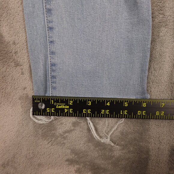 Cotton On Jeans High 90s Distressed Jean –‎ Women's Size 4 – Light Wash Blue - Picture 9 of 12